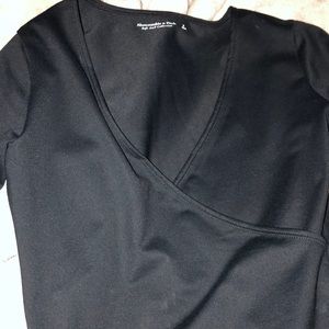 V neck body suit Long sleeve